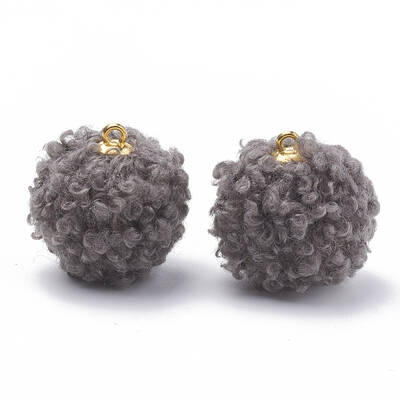 Handmade Cloth Fabric Covered Pendants