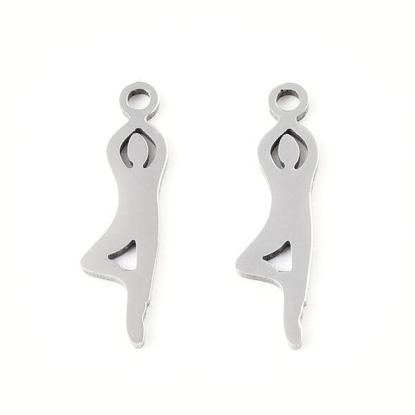 Non-Tarnish Yoga Theme 201 Stainless Steel Pendants