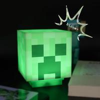 Green Pixel Cube Night Light, USB Charging LED Desk Light, Creative Decorative Light for Bedroom, Play Room, Hallway, Home De...