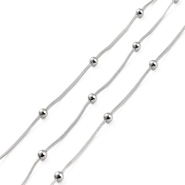 Tarnish Resistant 304 Stainless Steel Snake Chains