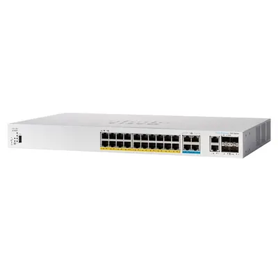 CBS350-24MGP-4X-BR Cisco 20x PoE+ 4x PoE+ 2.5GBT 2x Combo SFP+ Switch