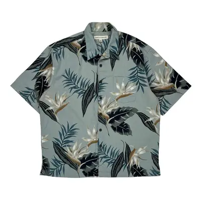 Quiksilver Hawaiian Shirt - Large Multicoloured Cotton