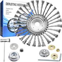 10 Inch Unbreakable Wired Trimmer Blade  Weed Eater, Steel Wire Rotary Brush Cutter Trimmer Head, Weed Eater Head  Moss Grass...