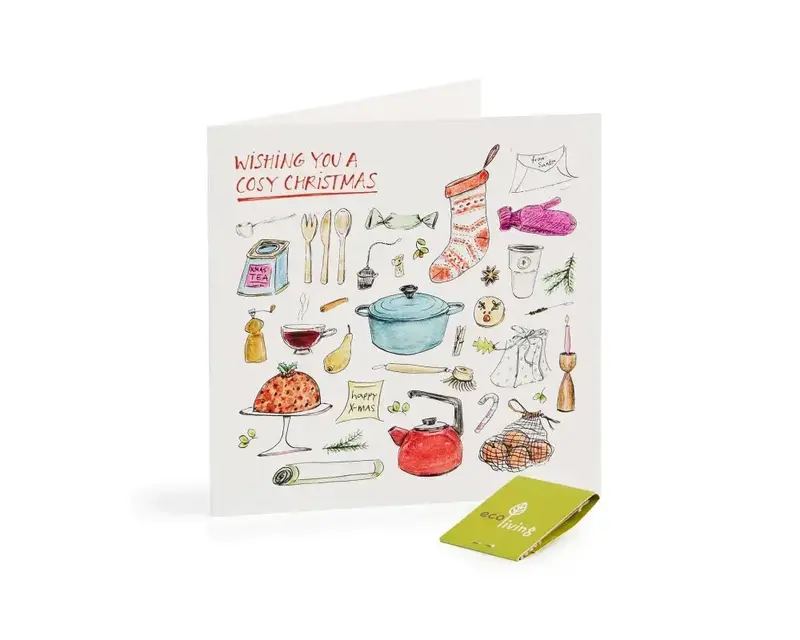 Recycled Christmas Cards - Zero Waste (FSC 100%) | Style: Cosy Christmas
