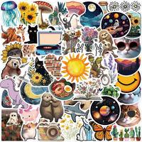 50pcs/set Original Series Graffiti Sticker, Waterproof Self-adhesive Decorative Stickers, Creative Graffiti Stickers For DIY ...