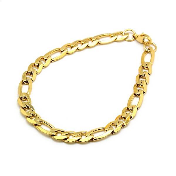 Trendy 304 Stainless Steel Figaro Chain Bracelets