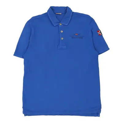 Napapijri Polo Shirt - Medium Blue Cotton