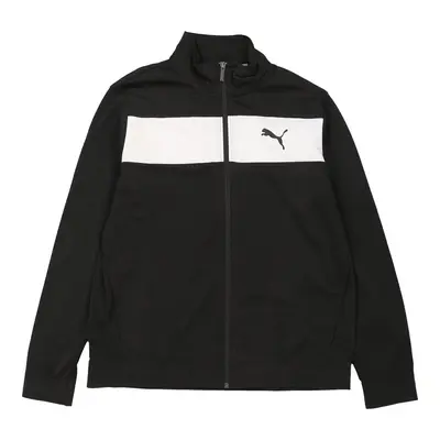 Puma Track Jacket - Large Black Polyester