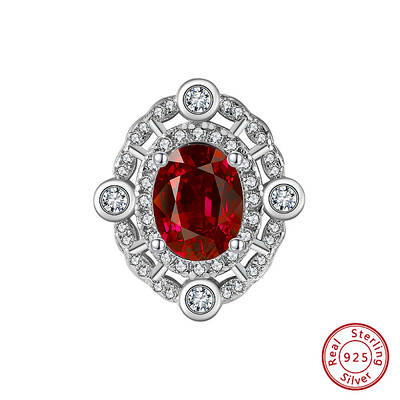 Rhodium Plated 925 Sterling Silver Beads