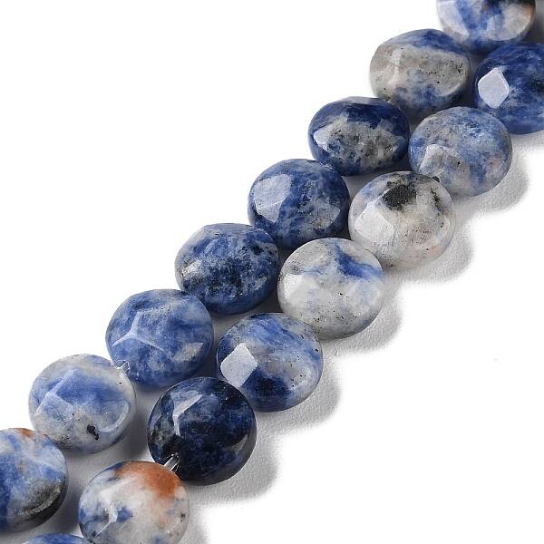 Natural Blue Spot Jasper Beads Strands