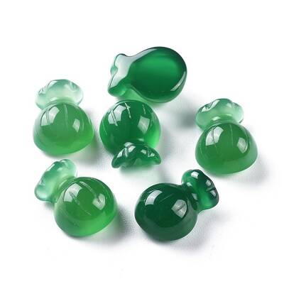 Natural Green Onyx Agate Cabochons