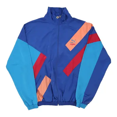 Puma Track Jacket - 2XL Blue Polyester