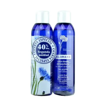 Klorane Fiordaliso Struccante Occhi Sensibili 2x200ml Set 2 Pezzi