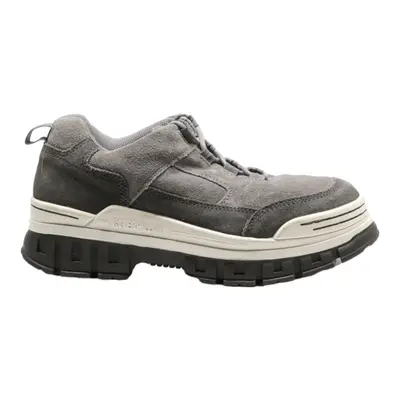 CAT Platform Shoes Grey Suede Mens UK 5