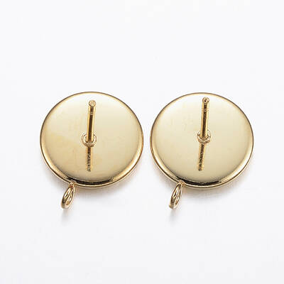 304 Stainless Steel Stud Earring Settings