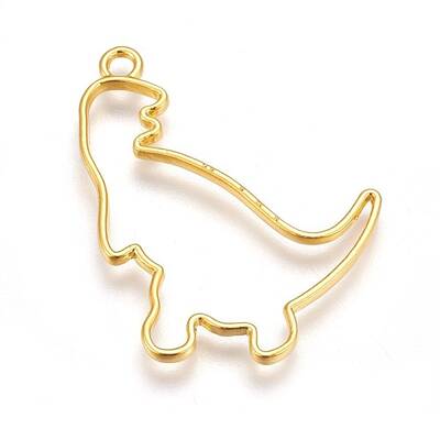 Zinc Alloy Open Back Bezel Pendants