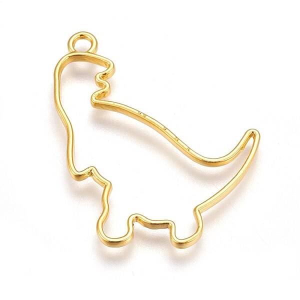 Zinc Alloy Open Back Bezel Pendants