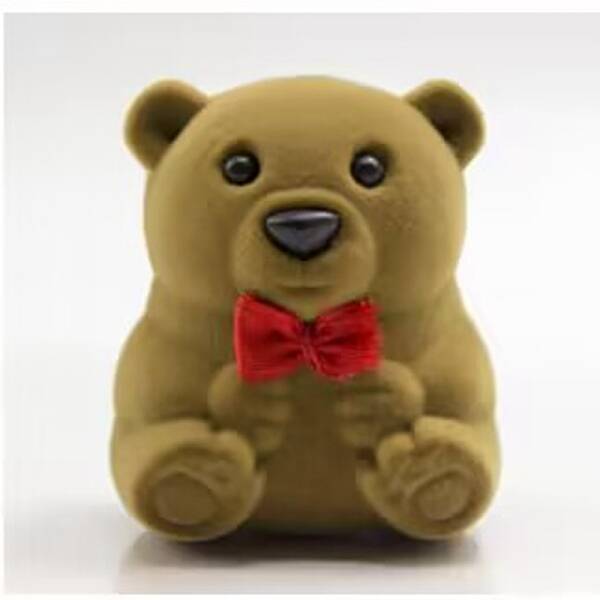 Bear Shape Velvet Jewelry Boxes