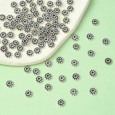 Tibetan Style Alloy Spacer Beads