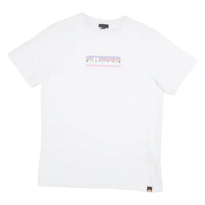 ELLESSE Womens T-Shirt White UK 10