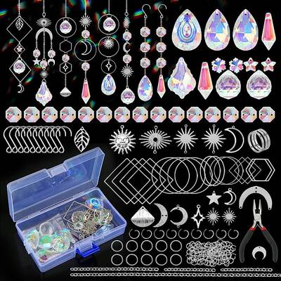 DIY Moon & Sun & Star Suncatchers Making Kit