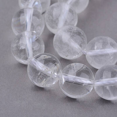 Natural Quartz Crystal Beads Strands