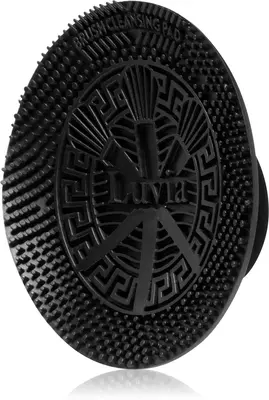 Luvia Cosmetics Silicone Brush Cleaning Tool Pad Black Color