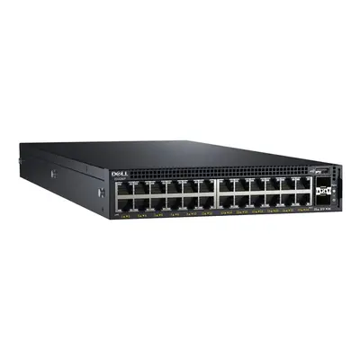 463-5538 Dell X-Series X1026P 24 x 10/100/1000Base-T RJ-45 PoE/PoE+ Ports and 2 x SFP (mini-GBIC) Ports Layer 2 Managed Gigab...