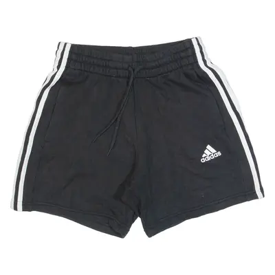 ADIDAS Mens Casual Shorts Black Relaxed S W26