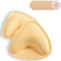 2025Reusable Sticky Bra Inserts, Push Up Bra Pads, Ultra Lift Bikini Padding for Swimsuits & Sports Bras  Beige Womenswear