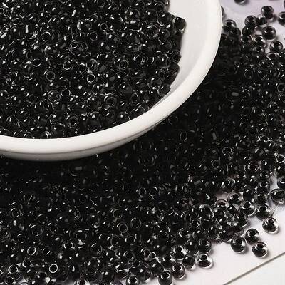 12/0 Transparent Glass Seed Beads