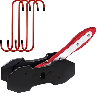 Car Brake Caliper Press Tool Set, 360 Degree Swing Ratchet Expander Wrench with 4 Brake Caliper Hooks, Car Wheel Piston Sprea...