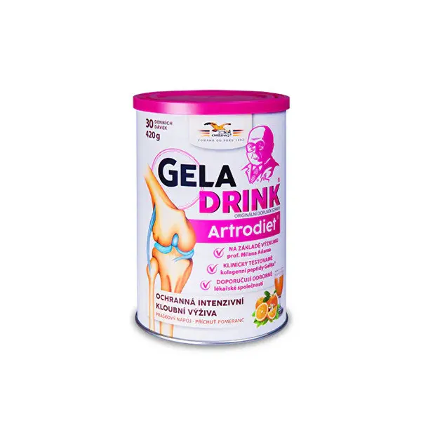 Geladrink Geladrink Artrodiet drink 420 g - Flavor: Peach