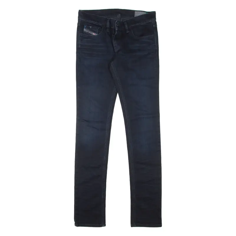 DIESEL Livy Womens Jeans Blue Slim Straight Denim W29 L32