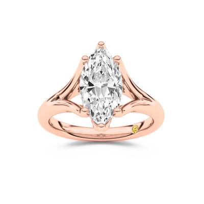Rosie Marquise Lab Grown Diamond Engagement Ring | 14K Rose Gold 1 1/2 CT. TW.