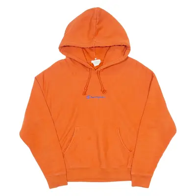 CHAMPION REVERSE WEAVE Womens Orange Hoodie L