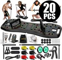 LALAHIGH Portable Home Gym System: Push-Up Board, Strengthen Abs, Create Broad Shoulders, Build Strength, Ideal for Men's Fit...