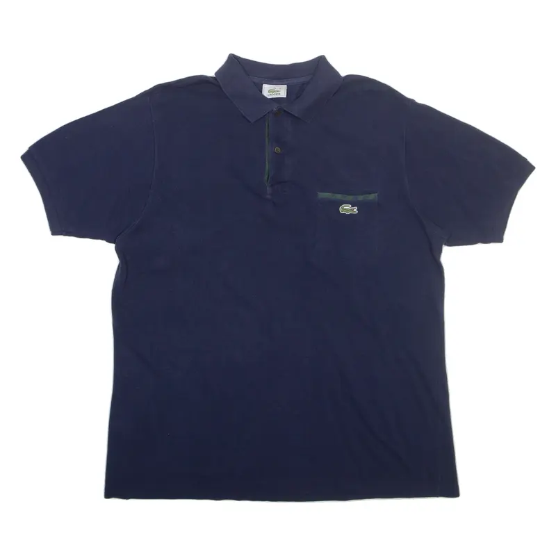 LACOSTE Mens Polo Shirt Blue L
