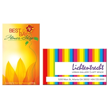 500 Custom Large Business Card Magnet - Office Organization