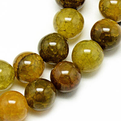 Natural Dragon Veins Agate Beads Strands