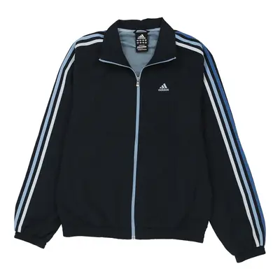 Adidas Track Jacket - Small Navy Polyester