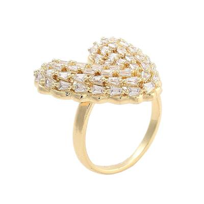 Clear Cubic Zirconia Finger Rings