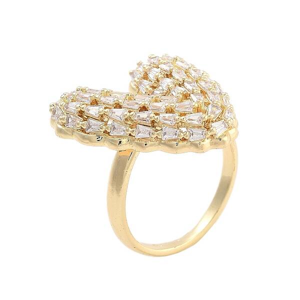 Clear Cubic Zirconia Finger Rings