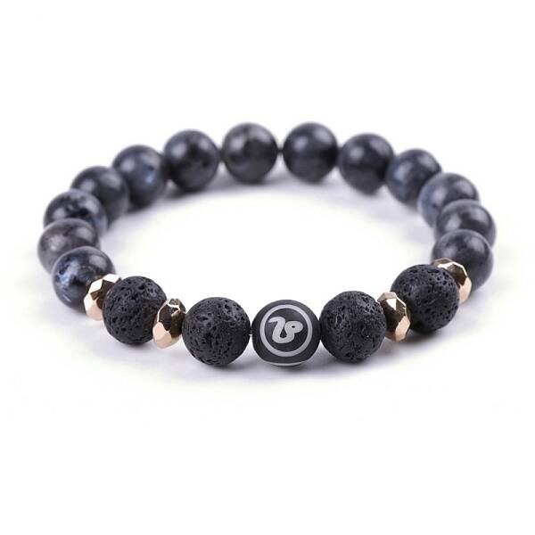 Natural Lava Rock Stretch Bracelets