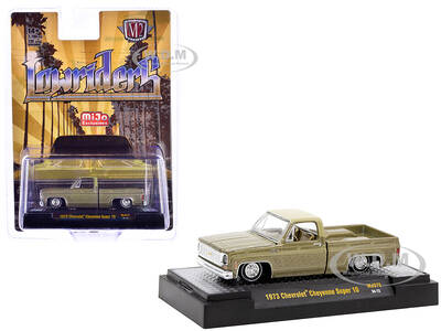 1973 Chevrolet Cheyenne Super 10 Pickup Truck Gold Metallic with Graphics \