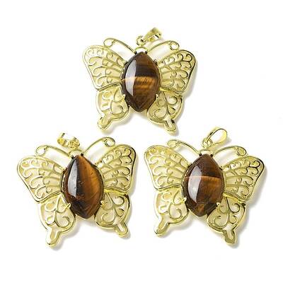 Natural Tiger Eye Pendants