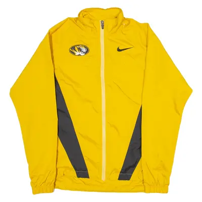 NIKE Mens Shell Jacket Yellow S
