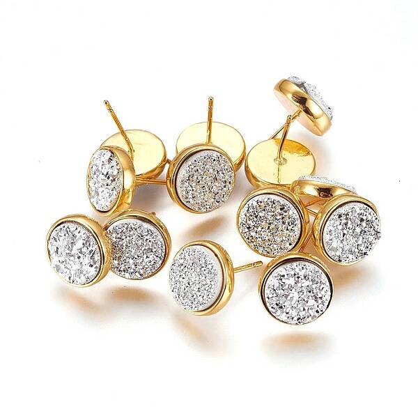 Druzy Resin Earrings