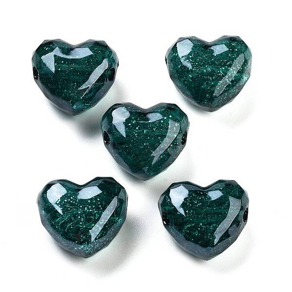 UV Plating Acrylic European Beads