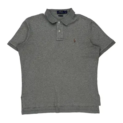 Polo By Ralph Lauren Polo Shirt - Medium Grey Cotton